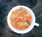 白菜ときくらげの中華醤油糀スープ